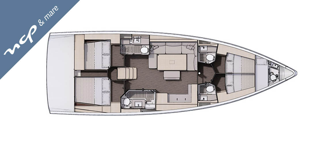 Dufour470 layout